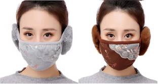 4 YOU Warm Mask, Winter Mouth Muffle/Earmuffs/Unisex Winter Mouth Muffle/Earmuffs/Ear Winter Mask/Mask For Women Ear Muff