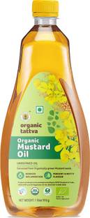 Organic Tattva Mustard Oil Plastic Bottle