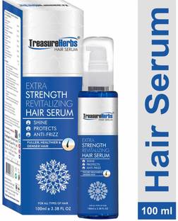 TreasureHerbs Hair Serum for Instant Shine & Smoothness for Dry & Wet Hair | Gives frizz – free Hair | Soft & Silky Touch,100ml