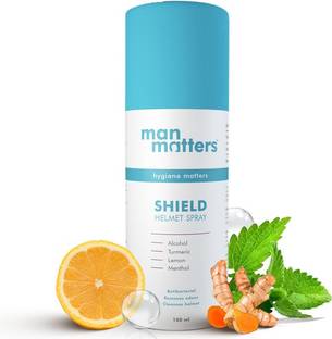 Man Matters Motorcyle Helmet Spray | Anti Bacterial & Anti Fungal Disinfectant | Prevent Hair Fall
