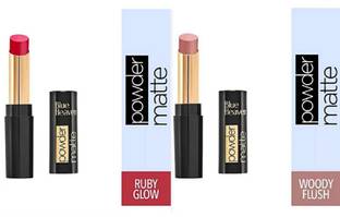 BLUE HEAVEN POWDER MATTE RUBY GLOW RM03 (3.5g) + WOODY FLUSH N01 (3.5g) LIPSTICKS