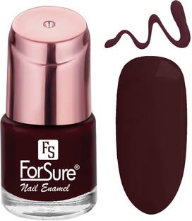 ForSure Glossy Finish Nail Enamel With Quick Dry Formulation Maroon Wine
