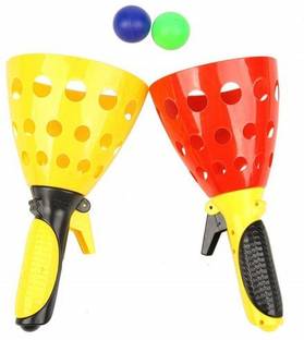 Authfort Click and Catch Twin Ball Game Indoor Outdoor Toy Set, Pop & Catch Ball