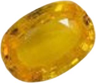 Aanya Jewels 7 - 7.5 -Ratti Yellow Yellow S. Sapphire (Pukhraj) Sapphire Stone
