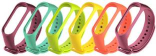 AUDICE BEST BUY Combo of 06 pieces Replacement Fitness Tracker Wrist Belt Band MI 3 & 4 Smart Band Str...