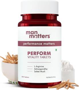 Man Matters Vitality Tablets for Men with Ashwagandha & Safed Musli