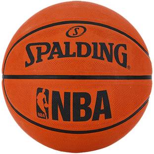 SPALDING NBA SIZE 7 BASKETBALL (BRICK COLOUR) Basketball - Size: 7 Basketball - Size: 7