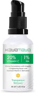 Kayamaya Vitamin C Serum for Skin Brightening, UV Damage & Face Glow Serum
