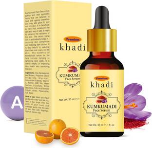 Premium Khadi Kumkumadi Face Glowing Serum with Saffron & Licorice Extracts for Diminishes spot & Blemishes