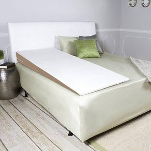 METRON Full Length Long Wedge Pillow Inclined Elevator for Under and Above Mattress Foam Solid Sleeping Pillow Pack of 1