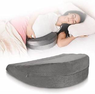 METRON Soft Handy Multi Purpose Pregnancy Pillow for Women Helps in Sitting Sleeping Back Pain Relief & Leg Spacer Foam Solid Pregnancy Pillow Pack of 1