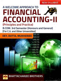 Financial Accounting Volume- 2 B. Com 3rd Semester (Honours & General) Bhattacharjee Brothers