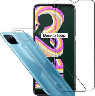 SOLIVAGANT Front and Back Tempered Glass for Realme C21Y