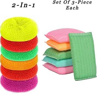 Amanya Enterprise Plastic Scrubber & Scratch Proof Scrubber Pad Scrub Pad