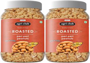 AGRI CLUB Roasted Peri Peri Peanuts 250g (pack of 2) 500g