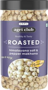 AGRI CLUB Roasted Himalayana Salt & Pepper Makhana (200g)