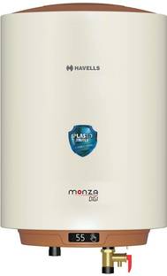 HAVELLS 10 L Storage Water Geyser (MONZA DIGI 10L,IVORY BROWN) 10 L Storage Water Geyser