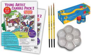NAVNEET Youva Young Canvas Artist Painting Kit