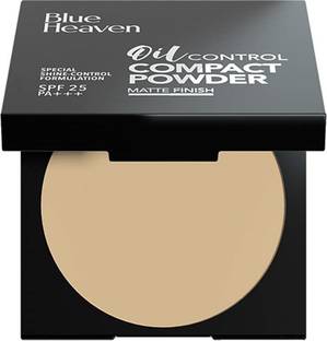 BLUE HEAVEN Oil control compact powder matte finish cream blush 201 Compact