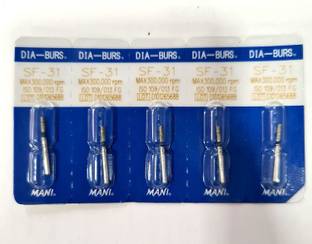 pyrax Dental Mani Diamond Burs SF-31-6pc Dental Elevator