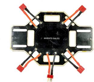 INVENTO 1Pcs F450 Quadcopter Frame PCB Board Power Distribution Board Bottom Plate with Soldered Connectors Automotive Electronic Hobby Kit