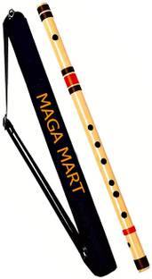 MAGA MART C Sharp Medium Professional Flute, 18.5 inches with Free Carry Bag Bamboo Flute