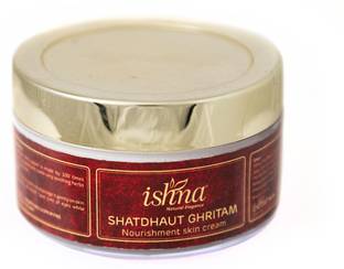ishna Shatdhaut Ghrit Cream | Moisturizer Face Cream | 50 Gram (