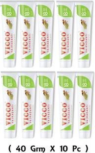VICCO Vajradanti Tooth Paste Saunf Flavour - 400g (40 grm x 10 Pc) Toothpaste