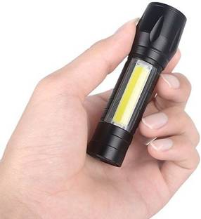 PRL TRADERS Flashlights, Handheld Flashlights, 7W Mini LED Flashlights, Tactical Flashlights, Zoomable, High Lumen, Water Resistant, 3 Light Modes for Camping,... Pack Of 1.. Multicolor Torch