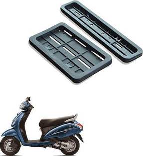 autoformonix scooter Number Plate Frame (Standard Size for All Bikes) (Front & Back) for active 6G Bike Number Plate