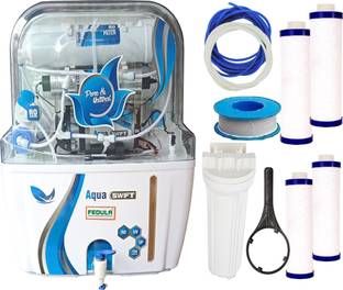 fedula Aqua Swift Ro + UV + UV + TDS 12L Coloer White 4Pic 9' Candal 12 L RO + UV + UF + TDS Water Pur...