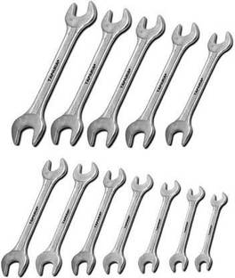 TAPARIA DEP12 SET OF 12PCS DOUBLE ENDED FIX SPANNER SET DEP12 Double Sided Open End Wrench