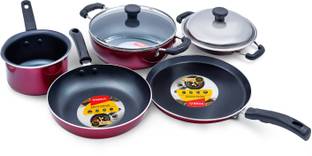 IMPEX (KUK 5) 7 pcs Induction Bottom Non-Stick Coated Cookware Set