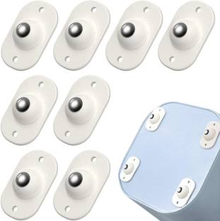 Max Home 8 Pc Self Adhesive Mini Swivel Casters Wheels,Universal Wheels at The Bottom of The Storage Box, Swivel Caster Wheels 360 Degree Rotation Pulley for Furniture Various Storage Boxes Swivel Furniture Caster
