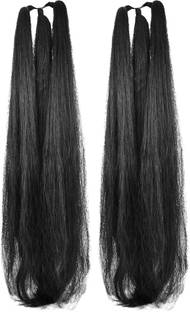 Clixfox Women Classical Style Shiny  Extension Parandi Choti for Girls and Women  Extension Hair Extension