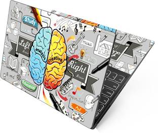 FineArts HD Printed Full Panel Laptop Skin Sticker Vinyl Fits Size Upto 15.6 inches No Residue, Bubble...
