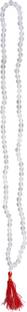 Adhi Siddhar Rudraksha Center Sphatik Crystal Quartz Plain Mala Original Natural Premium Quality 108 Beads 7mm Certified Stone Necklace