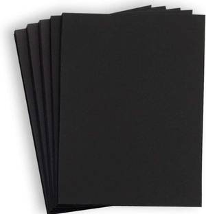 KRASHTIC A4 Black Sheet Pack Of 20 Rich Black Color For Solar Project Art and Craft Plain A4 100 gsm A4 paper