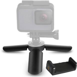 POZUB MT001 Buy MINI TRIPOD Stand Handle Grip with Clip ,Multi-Use Selfie Stick Desktop Online Course Video Recording Special Design for Streaming, Video Blogs,online Classes, Presentation, ACTION CAMERA ,Creating Product Demos, Vlog,Chase Drama Mobile Video Stand Mobile Stand holder in Gimbal Stabilizer,Gimbal inMonopods|Tripod stand for camera||gimbal for smartphone|,Tripod stand for mobile Tripod, Monopod, Monopod Kit, Tripod Ball Head, Tripod Bracket, Tripod Clamp, Tripod Kit