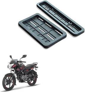 autoformonix Bike Number Plate Frame (Standard Size for All Bikes) (Front & Back) for pulsar 125 Bike Number Plate