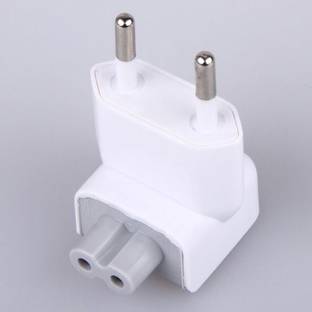 FAVHOME Indian Style/EU Plug Adapter Duck Head for Power Adapters of Apple MacBook,Powerbook, Pro, Air, iPod, iPhone, iPad, iBook Worldwide Adaptor