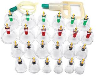Acupunx ACS_2 Hijama Therapy Cupping Set with Blue Pump Multi-Size Cup (12) Massager