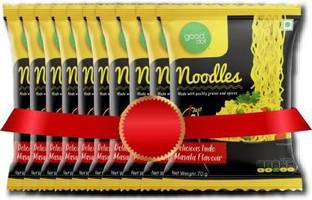 RCM Noodles “Made with quality ingredients, High Protein and High Fibre” (Pack of 10) 70gm x 10 units Instant Noodles Vegetarian (10 x 70 g) Instant Noodles Vegetarian