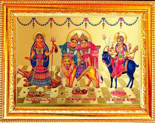 SUNINOW KHODIYAR MATA | CHAMUNDA MATA | MELDI MATA PHOTO FRAME | HINDU GODDESS Religious Frame