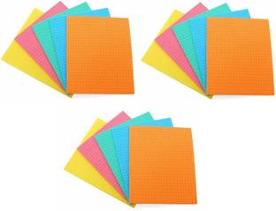 Flipkart SmartBuy Multi-Purpose Easy to use Kitchen Cleaning Sponge Wipe Pack of 15 Scrub Pad