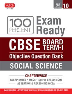 Class 10-100 Percent Exam Ready Cbse Board Term 1 Objective Question Bank Social Science LATEST Edition