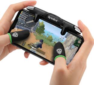 SpinBot Combo Of Battle Mods F1 And Finger Sleeve For BGMI,COD,PUBG,FF Combo Set