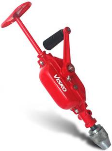 VISKO 224 Steel 3/8 Breast Drill Machine (Red) 224 Hammer Drill