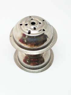 ultimate shopping network Small Round Stainless Steel Agarbatti Stand Holder/Dhoop Dhani (Pack of 1) Stainless Steel Incense Holder