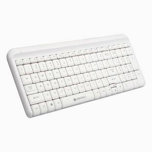 ZEBRONICS Zeb-Glide / Multimedia, Rupee Symbol Key, Gold Plated USB Connector Wired USB Standard Desktop Keyboard Compatible with Desktop, Laptop, Mac